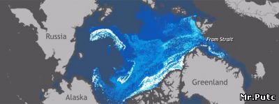 Лед в Арктике тает на глазах